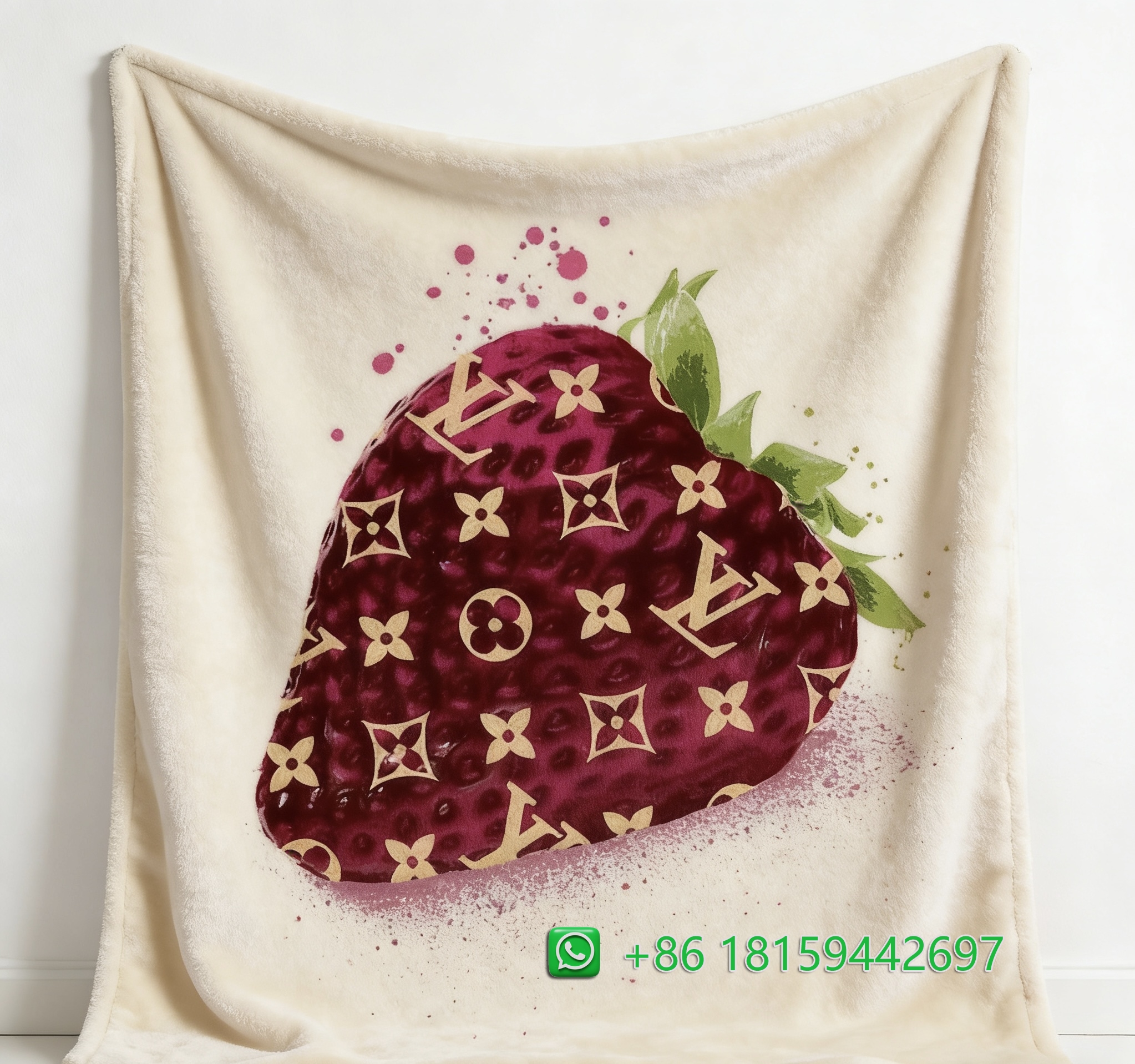 Louis Vuitton Throw Blankets